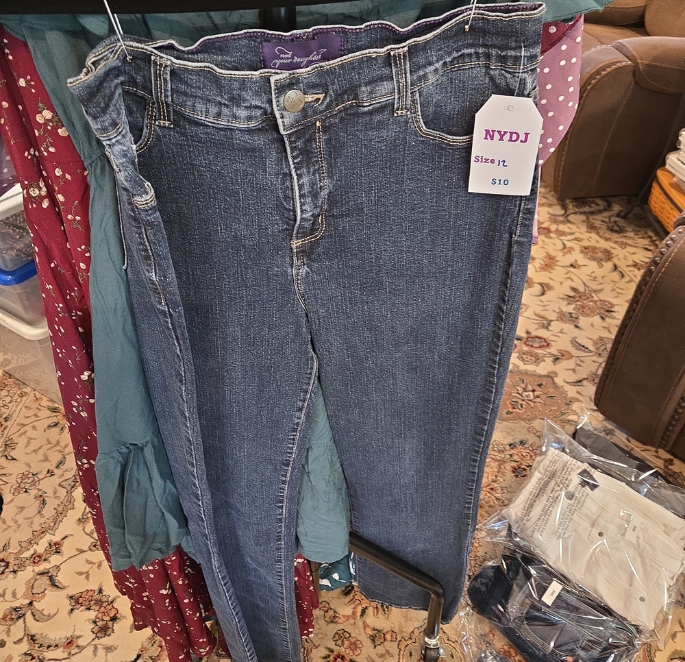 NYDJ Women's Dark Blue Stretch Jeggings - Classic Indigo Wash